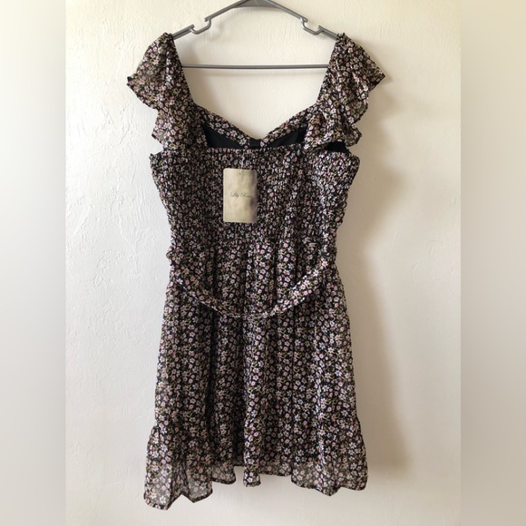 LILY ROSE Women’s Skater Dress Semi Sheer Lined Size XXL Juniors Moulded Bra New - Picture 11 of 15